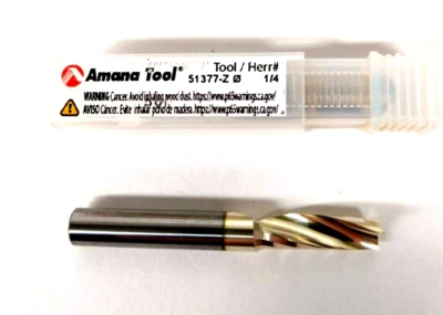 Amana Tool 51377 Z 1/4 Cutting Bit - Image 1 of 2