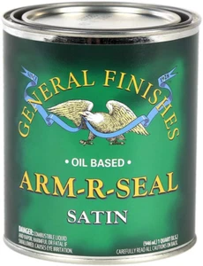General Finishes Arm-R-Seal Oil Based Topcoat, 1 Quart, Satin - Picture 1 of 3