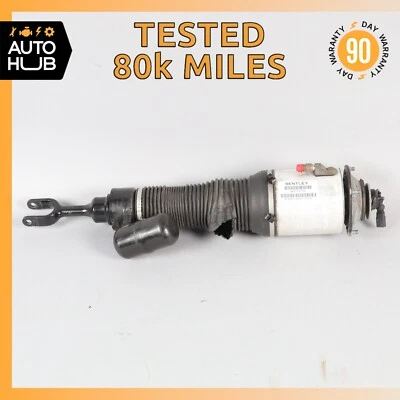 Bentley Continental Flying Spur Front Left Side Air Ride Air Shock Strut OEM 80k - Image 1 of 4