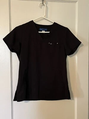 ~ ~ ~ ~ KOI САПФИР ~ ~ ~ ~ ~ ЖЕНЩИНЫ МИЛЫЙ СКРАБ ВЕРХНИЙ РАЗМЕР XS - Изображение 1 из 3