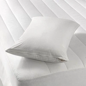 NEW 2Deluxe Waterproof Hypoallergenic Zipper Vinyl Pillow Cover Bed BugProtector - Picture 1 of 1
