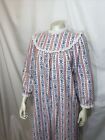 Lanz of Salzburg Long Flannel Nightgown Ladies Medium Vintage Cottagecore