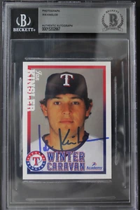 Ian Kinsler 2006-13 Texas Rangers Signed Autographed 3x4 Promo Photo Card BAS - Picture 1 of 5