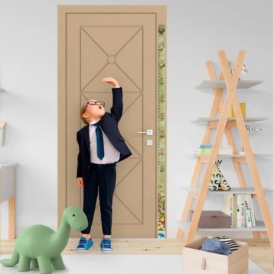Dinosaur Growth Charts Wall Sticker, Dinosaur Height Chart, Dinosaur Name - Image 1 of 4