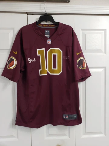 Nike On Field NFL Washington Redskins Griffin III #10 Jersey Large 48"Chest GUC Cover