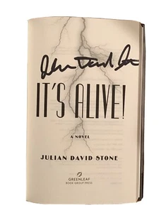 SIGNED It’s Alive Julian David Stone Brand New Hardcover Universal Horror Novel - Picture 1 of 9