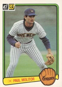 1983 Donruss #484 Paul Molitor - Picture 1 of 2