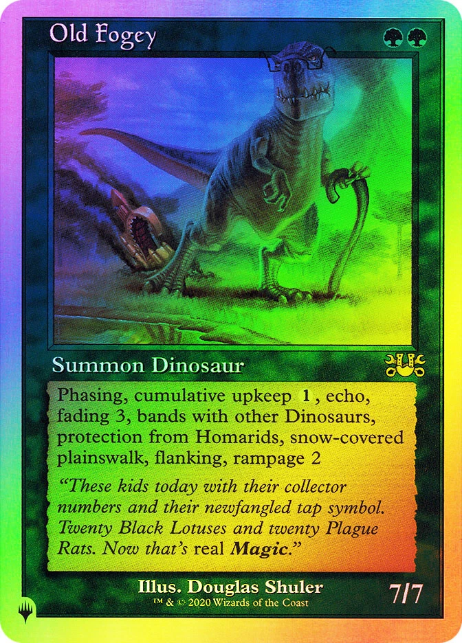 MTG FOIL Old Fogey  - Planeswalker Symbol Reprints #67 - Image 1 of 1