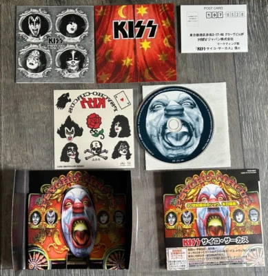 KISS CD Psycho Circus Japan Japanese PHCR-90007 Alive 2 Temporary Tattoo Sheet Foto 1 de 4