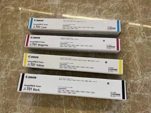 Genuine Canon imagePRESS Toner T01 CMYK Set For C60/C600/C700/C800/C850/C810 - Picture 1 of 3