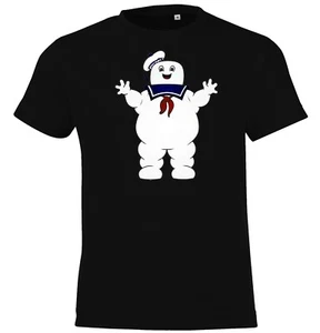 Youth Designz Kinder T-Shirt Marshmallow Man Logo Print Cartoon Ghostbusters Fun