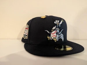 Exclusive 59FIFTY Houston Astros x Corpus Christi Hooks 50th Navy Gray UV 7 1/4 - Picture 1 of 11