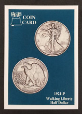 1921 Walking Liberty Half Dollar 1991 Coin Card #23 (NM)