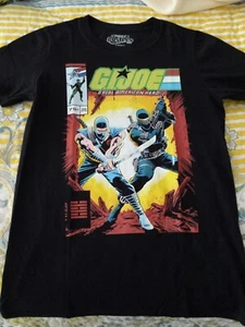 G.I. Joe issue #46 comic cover shirt Snake Eyes and Storm Shadow size small (S) - Bild 1 von 1