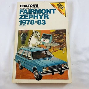 Manual de reparación de libros Chilton Fairmont Zephyr 1978-1983 guía de reparación y puesta a punto 6965 - Imagen 1 de 4