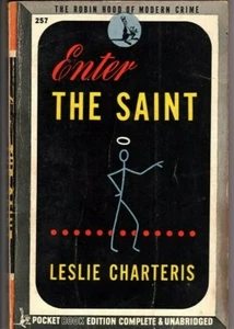 Enter the Saint by Leslie Charteris 1944 Pocket Books 1st Printing Paperback - Picture 1 of 4
