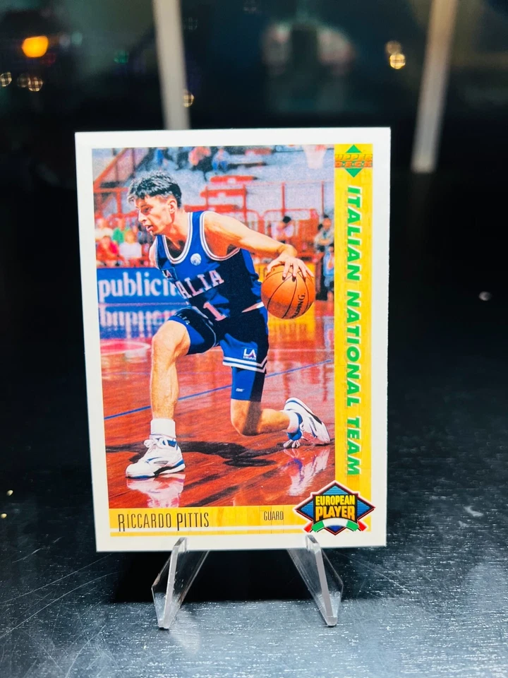 1991-92 Upper Deck International Spanish Riccardo Pittis #113 - Image 1 of 2
