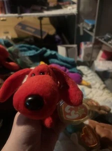 Ty Beanie Baby Rover the Red Dog Toy - Picture 1 of 1