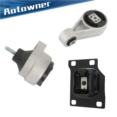 3PCS Engine Motor Mount Set For 2000-2003 Ford Focus SE ZTW ZX3 ZX5 L4 2.0L DOHC - Image 1 of 4