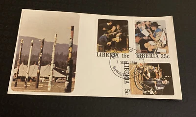 1979 World Scout Stamp Fdc Collection   Liberia  Totems Photo - Image 1 of 4