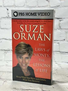 Suze Orman - The Laws of Money, The Lessons of Life (VHS, 2003) Sealed - Picture 1 of 2