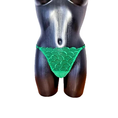 La Perla Marvel exklusiver String  Gr. 38  in Grün Tüllspitze **Luxus Neu - Bild 1 von 4