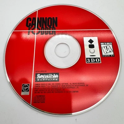 Cannon Fodder (Panasonic 3DO) Tested And Working - Disc Only Gauranteed ✅  - Image 1 of 2