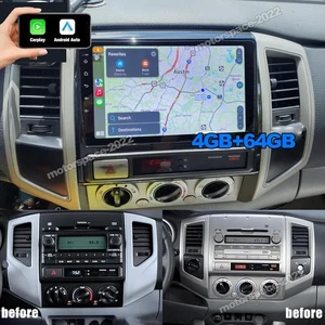 For TOYOTA TACOMA 2005-2015 Apple CarPlay Android 14.0 Car Stereo Radio GPS WiFi - Picture 1 of 19