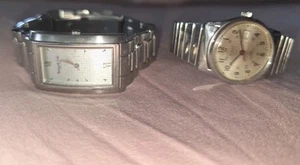 Vintage Mens Watch Lot Kenneth Cole & Timex Not Working Nice BANDS As Is PARTs - Picture 1 of 7
