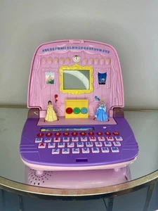 LeapFrog DISNEY PRINCESS Laptop - Enchanting Games & Sing-Along Songs, WORKS!!! - Picture 1 of 7