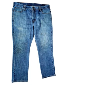 Carhartt Jeans Herren 40x30 (38x30 Etikett) Hose Straight Fit Thrashed Distressed Blau - Bild 1 von 18
