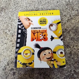 Special Edition Illumination Despicable Me-3 Blu-Ray DVD Mini Movie Slip Cover - Picture 1 of 5