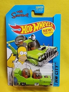 2013 Hot Wheels The Homer   The Simpsons Hw City 89/250 Mattel NIP 🔥A7 - Picture 1 of 18
