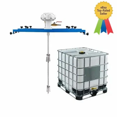 IBC Miscelatore Pneumatico Vernice, 1000L IBC Air Agitator Vernice Inchiostro Agitatore Strumento di Miscelazione - Immagine 1 di 4