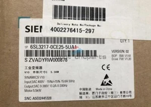 NEW ONE Siemens Converter 6SL3217-0CE25-5UA1 6SL3 217-0CE25-5UA1 - Picture 1 of 1