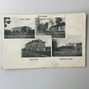 Antike Postkarte & Foto Straßenszenen, Rakosliget, Ungarn Anfang 1900 - Bild 1 von 2