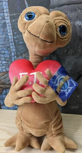 ET Peluche Extra Terrestre Universal Studios 17" Corazón Amor Peluche Juguete Etiquetas Regalo - Imagen 1 de 12
