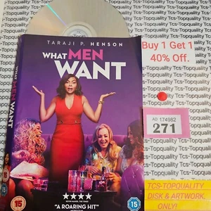 Was Männer wollen nur DVD Disc und Artwork. £s sparen Eco. - Bild 1 von 1