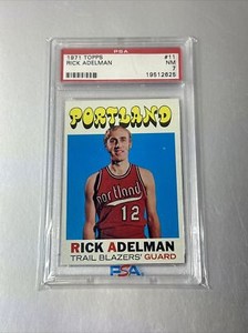 1971 72 Topps Basketball #11 Rick Adelman PSA 7 - HOF