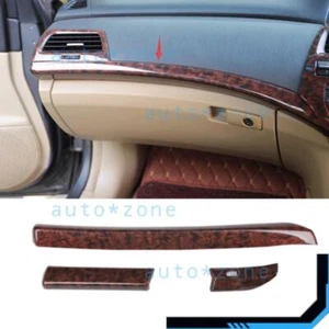 For Accord Crosstour 2008-12 Wood Grain Central Console Dashboard Strip Trim RHD - Foto 1 di 5
