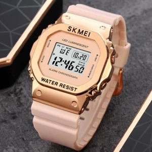 Luxury Sport Digital Watch Men Women kid Sports Watches Military LED Wrist Watch - Picture 1 of 13