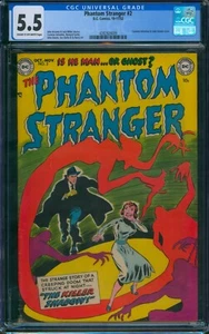 THE PHANTOM STRANGER #2 (1952) ⭐ CGC 5.5 ⭐ Rare! Golden Age DC Comic - Picture 1 of 2