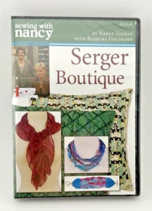 Sewing With Nancy DVD Serger Boutique SN2618 New - Picture 1 of 7