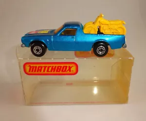 Matchbox Superfast Nº 60C Holden Pick-up azul. Top en caja "París-Dakar 1981" - Imagen 1 de 12