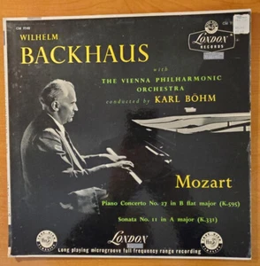 Mozart Piano Concerto No 27 Sonata No 11 Wilhelm Backhaus Vienna London CM9140 - Picture 1 of 4