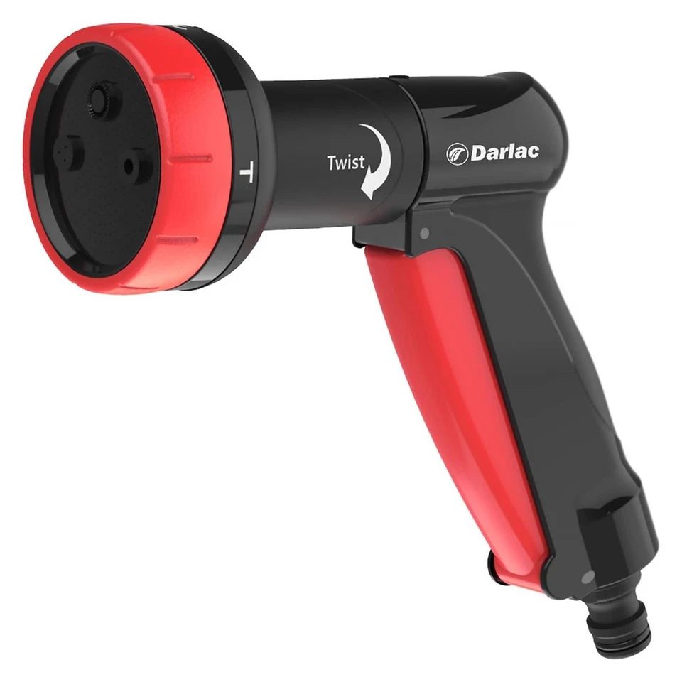 Sprinkler Spray Gun Darlac Hose Attachement Lawn Watering Garden 4 Patterns - Image 1 of 1