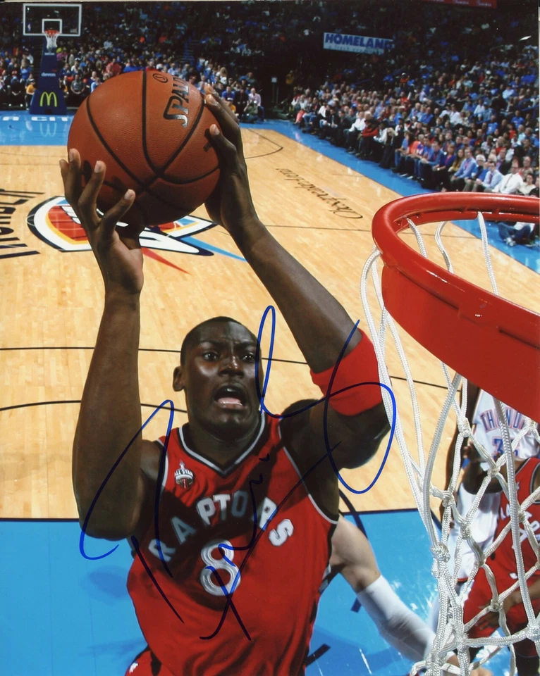 Bismack Biyombo Autographed 8x10 Toronto Raptors  Free Shipping #S1324 - Image 1 of 1