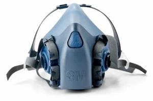 3M 7502 Reusable SILICONE Half Face Respirator Protection Facepiece Mask MEDIUM - Picture 1 of 4