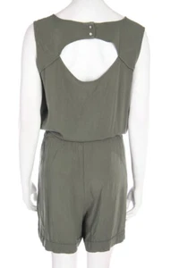 Yessica by C&A Playsuit escote trasero D 44 verde oliva - Imagen 1 de 4