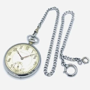 Reloj de Bolsillo Rolex Unicornio Pequeño Segundo 40mm Cuerda Manual Antiguo - Imagen 1 de 10